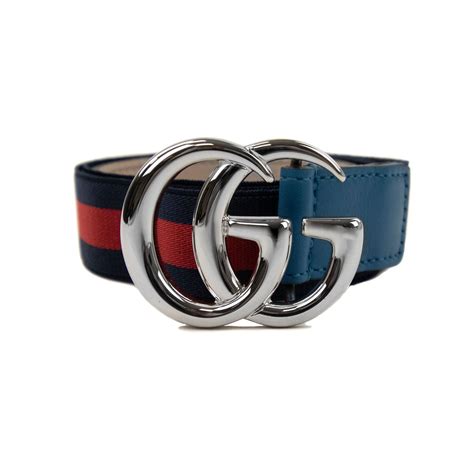 gucci belt red and blue|navy blue gucci belt.